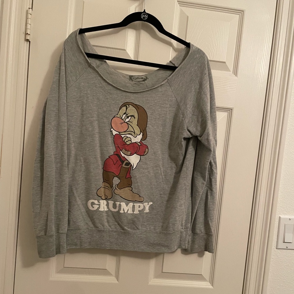 Disney Grumpy Off The Shoulder Sweater